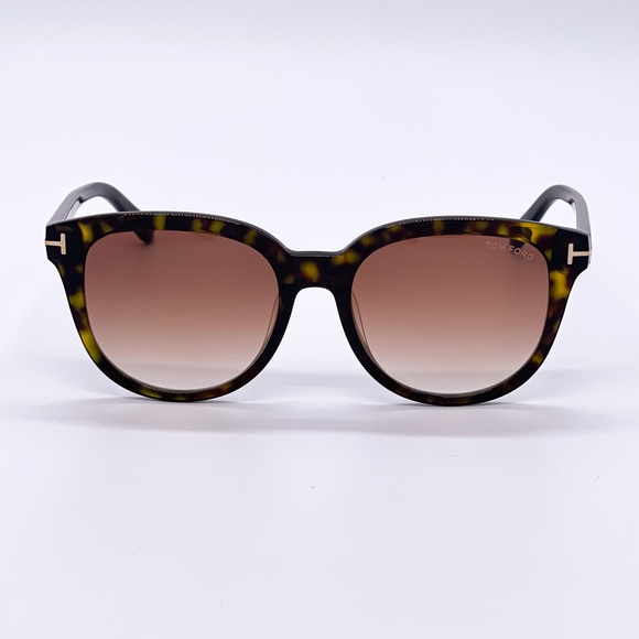 NEW TOM FORD WOMEN HAVANA BROWN SUNGLASSES TOM FORD TF914 52F - Picture 3 of 6